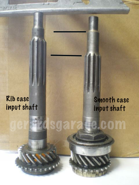 input shafts